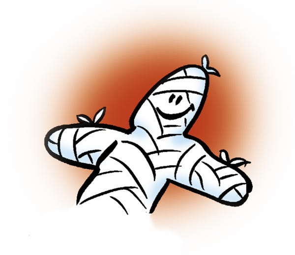 heavy bandage person illustration